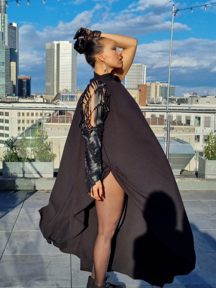 LoveRich High Split Maxi Dress
