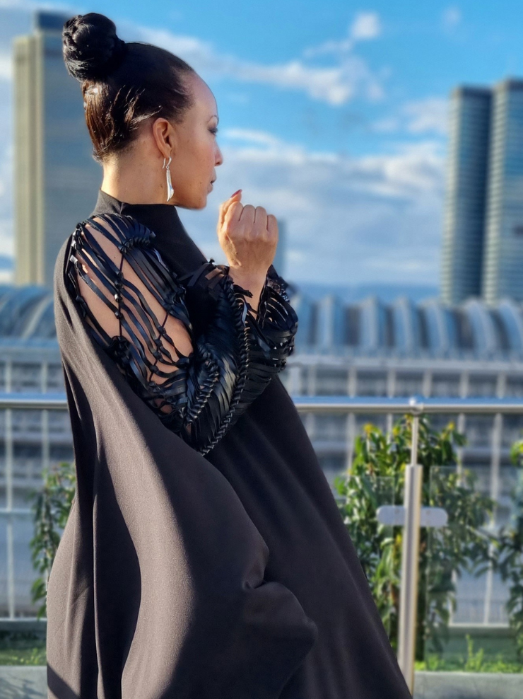 LoveRich High Split Maxi Dress