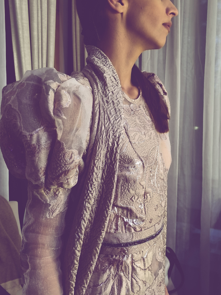 LoveRich Baroque Maxi Dress