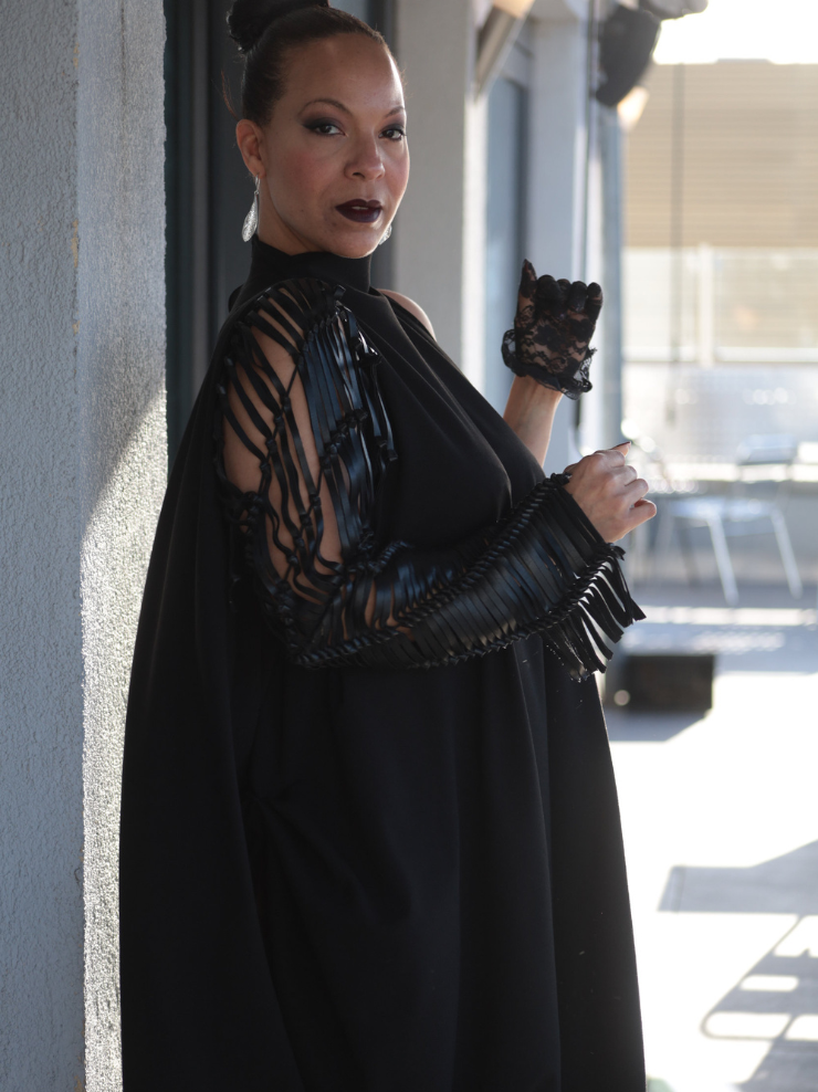 LoveRich High Split Maxi Dress